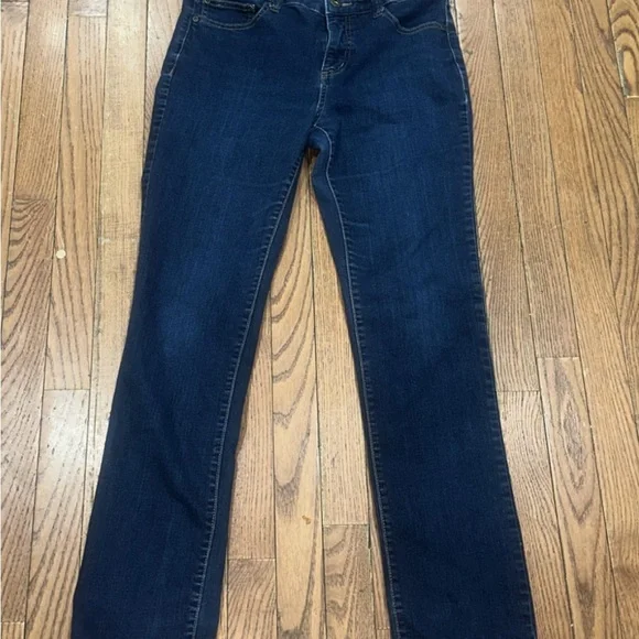 St. John's Bay Blue Straight Leg Jeans Classic Style - Picture 3 of 9
